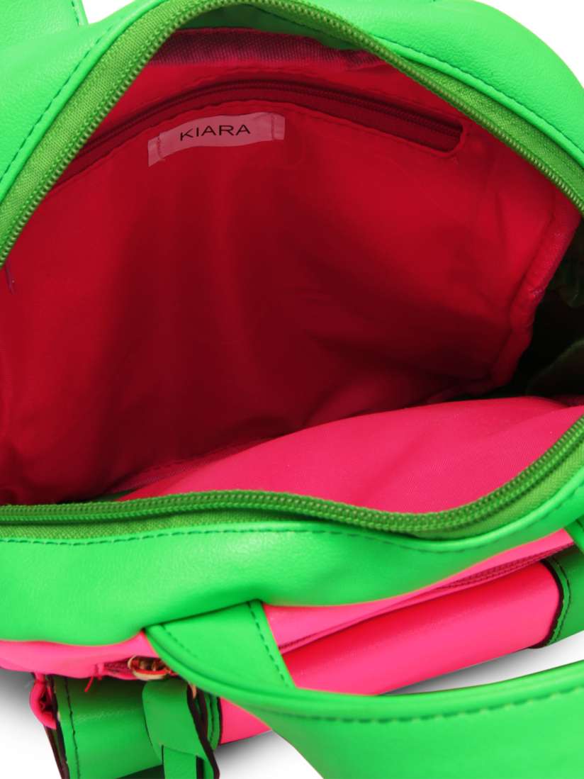 Buy KIARA Kids Green Pink Backpack Backpacks for Unisex Kids 176925 Myntra
