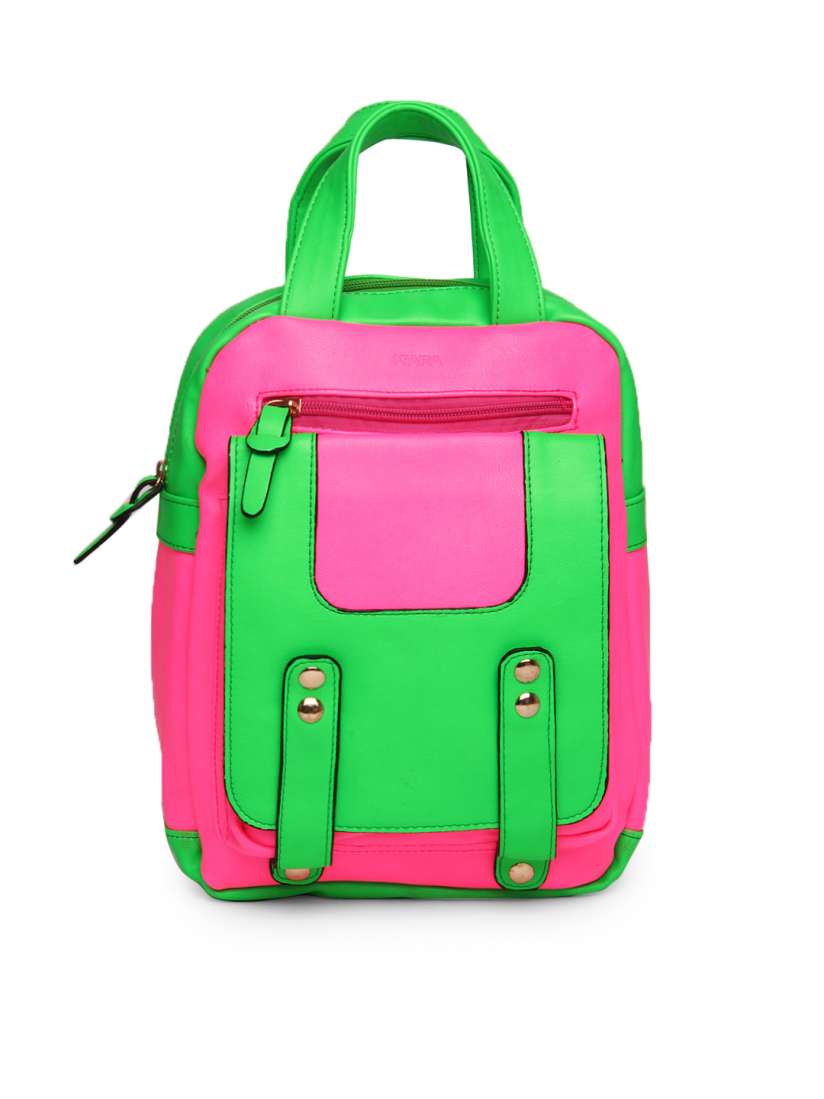 Buy KIARA Kids Green Pink Backpack Backpacks for Unisex Kids 176925 Myntra