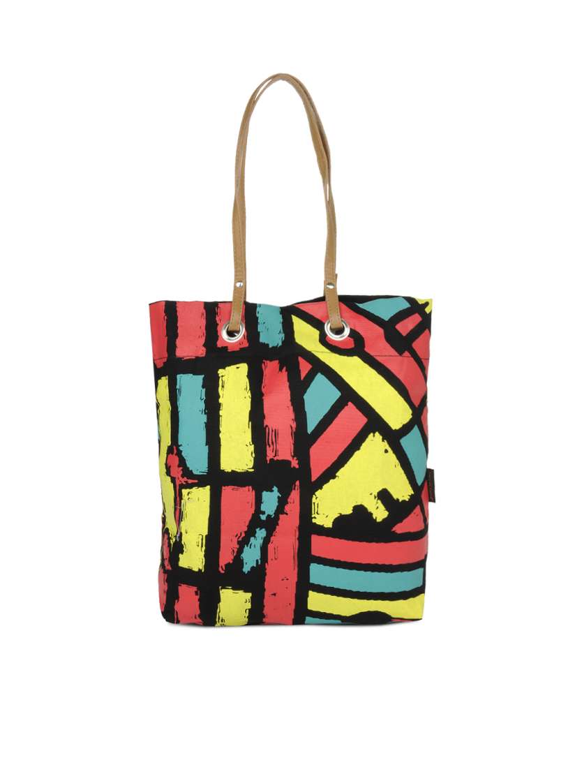 Buy Kanvas Katha Women Multi Coloured Tote Bag Handbags for Women 133317 Myntra