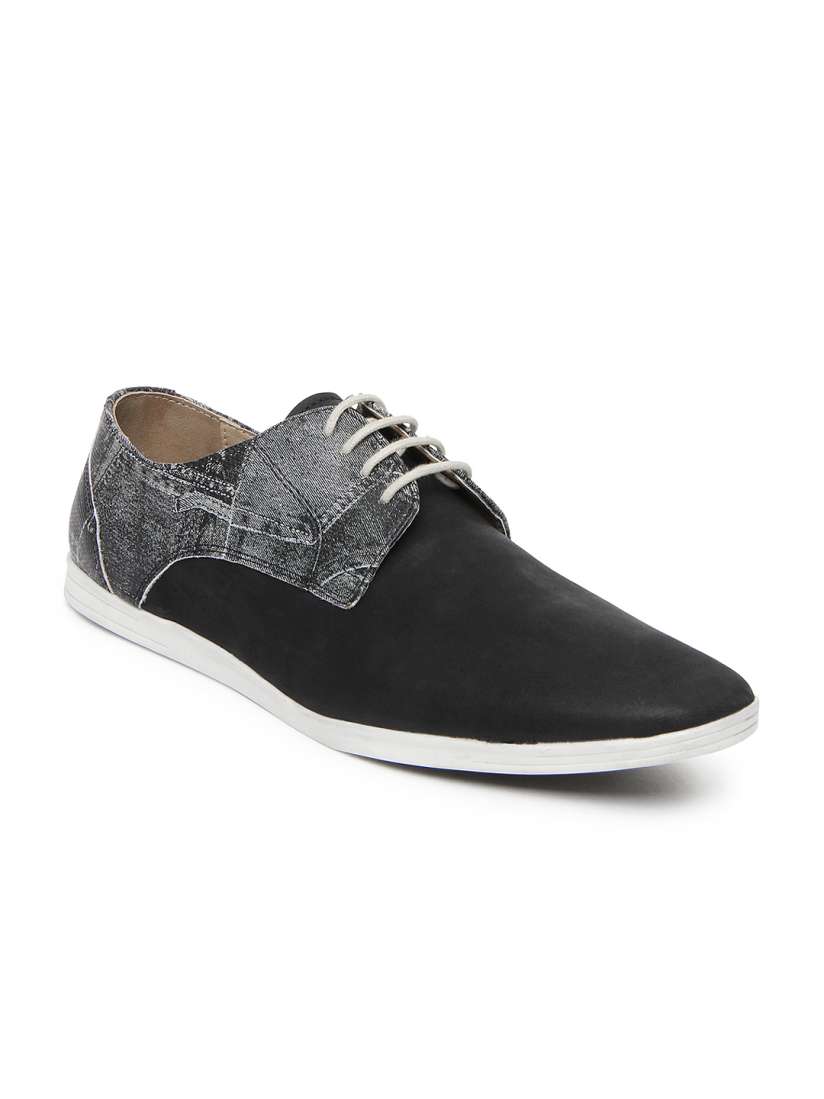 Buy Knotty Derby Men Black Printed Casual Shoes Casual Shoes for Men 289994 Myntra