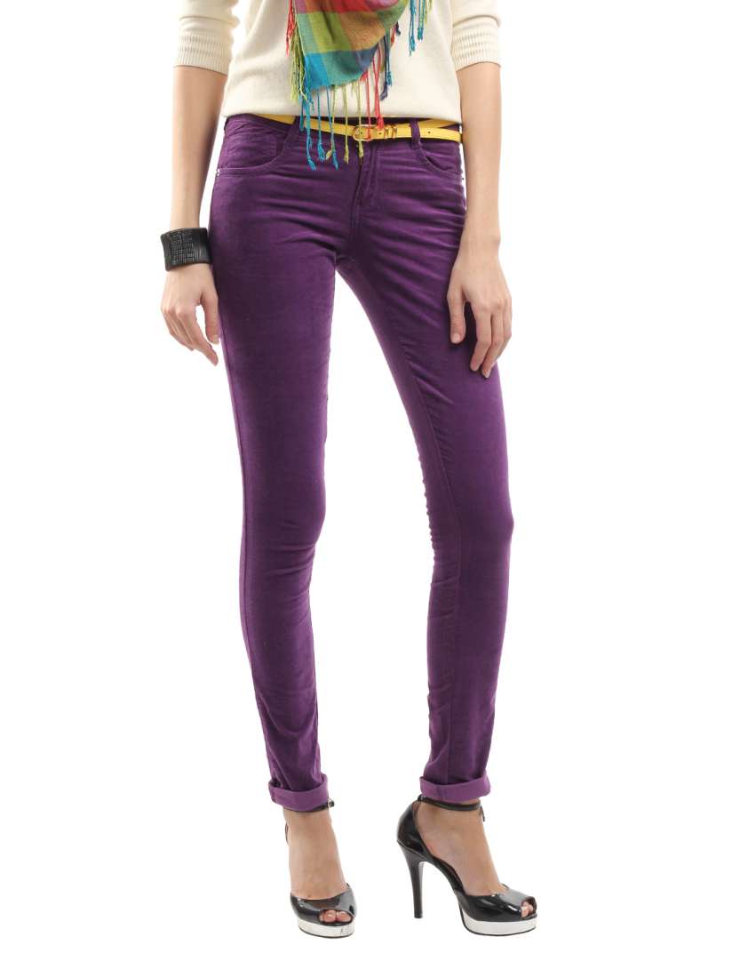 Buy Kraus Jeans Women Purple Jeggings Jeggings for Women 88525 Myntra