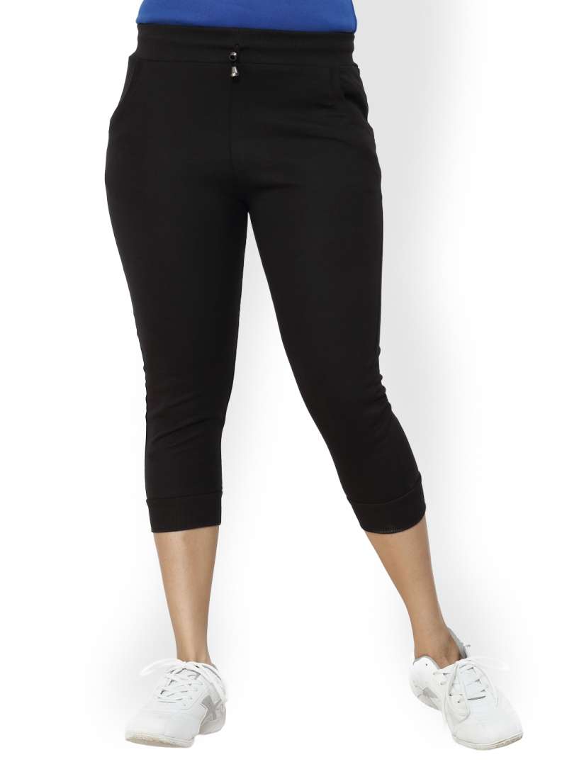 Buy Lango Women Black Capris Capris for Women 592852 Myntra