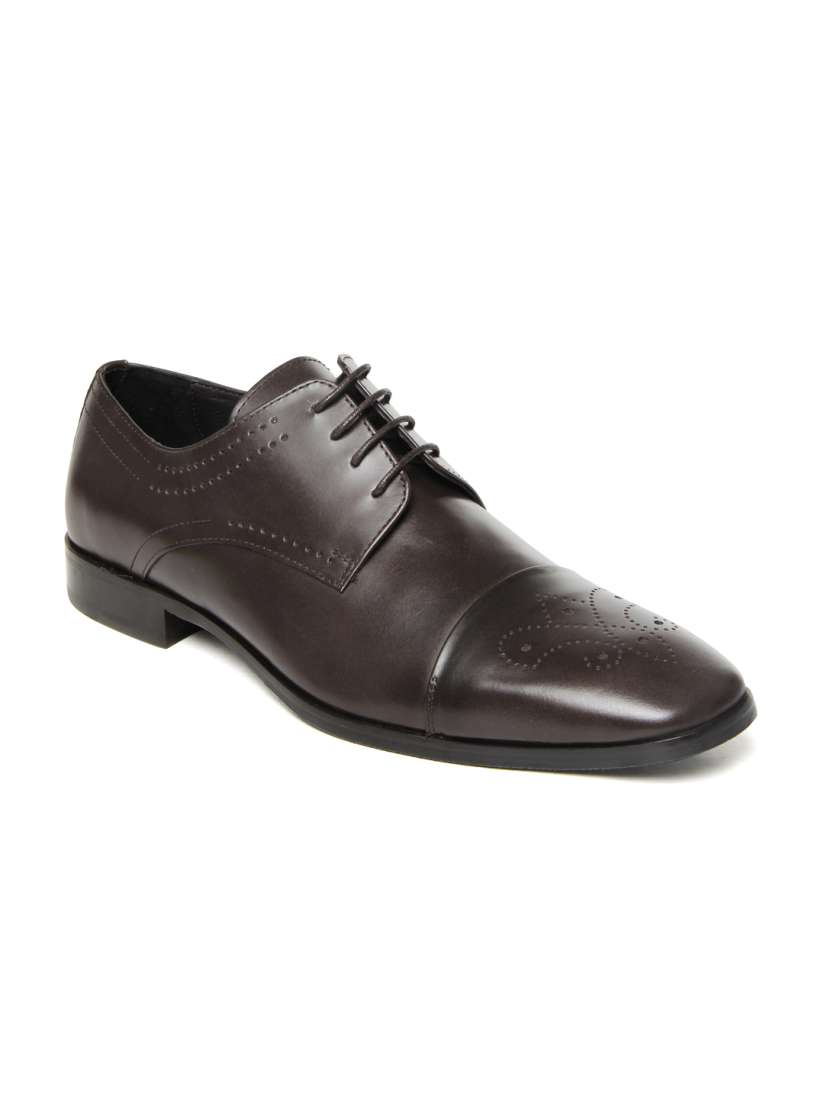 Buy Language Men Brown Leather Formal Shoes Formal Shoes for Men 218334 Myntra