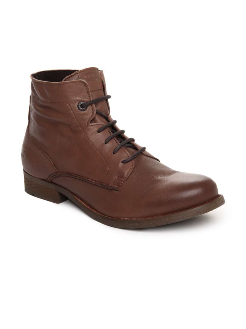 Buy Levis Men Brown Leather Boots Casual Shoes for Men 167167 Myntra