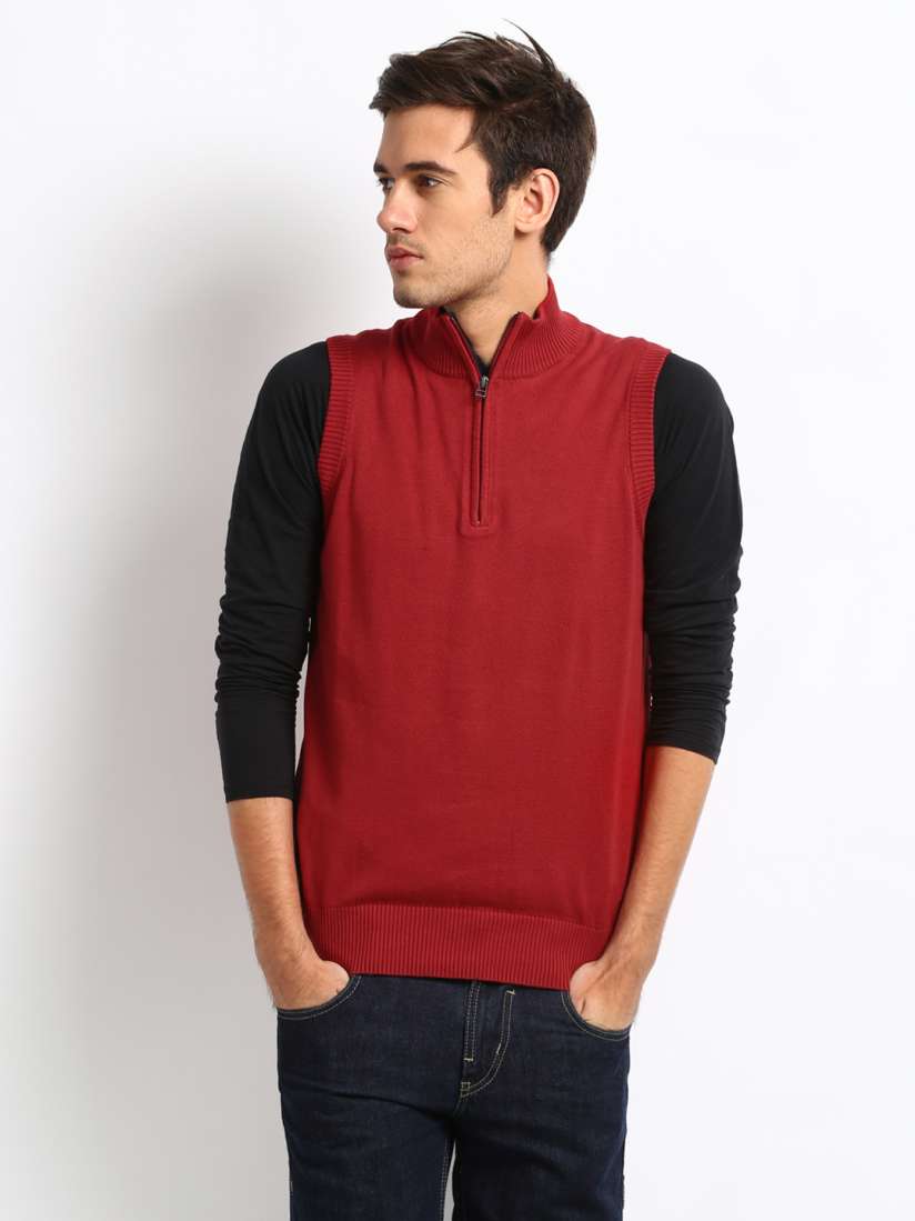Buy Levis Men Red Sleeveless Sweater Sweaters for Men 182073 Myntra