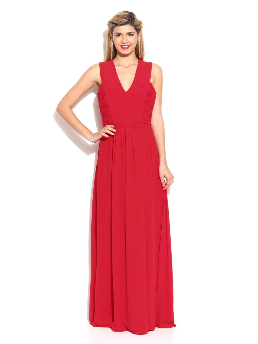 Buy MANGO Red Maxi Dress Dresses for Women 433536 Myntra