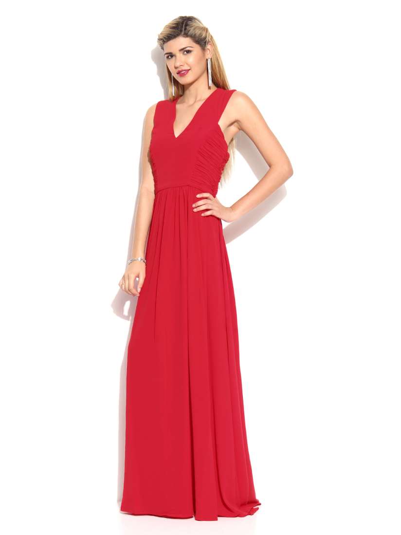 Buy MANGO Red Maxi Dress Dresses for Women 433536 Myntra