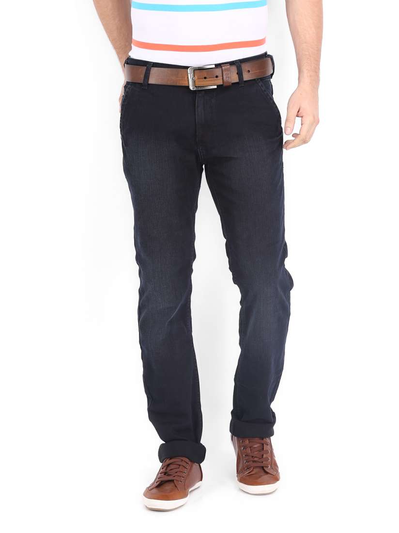 Buy Mufti Men Black Narrow Fit Jeans Jeans for Men 509486 Myntra