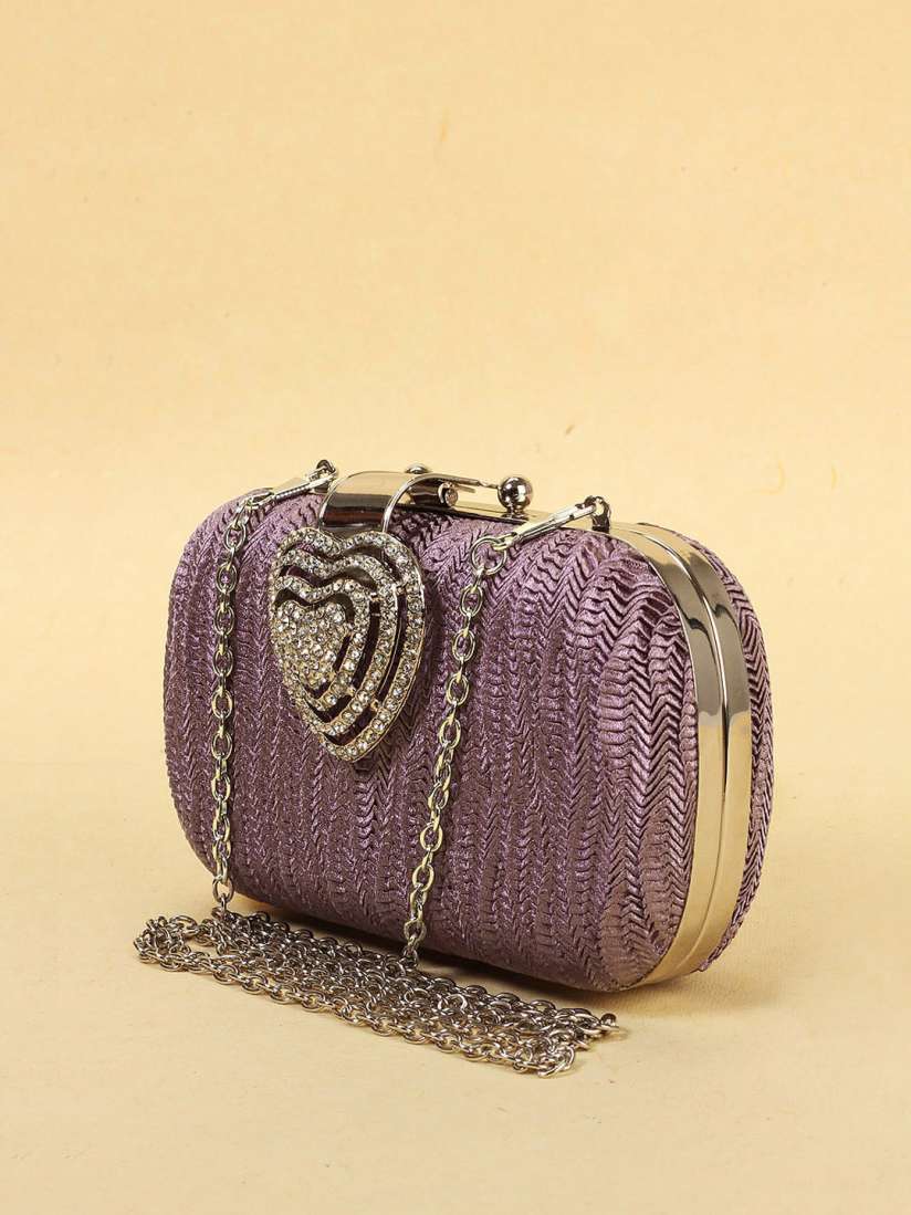 Buy Myntra Women Purple Box Clutch Clutches for Women 74102 Myntra