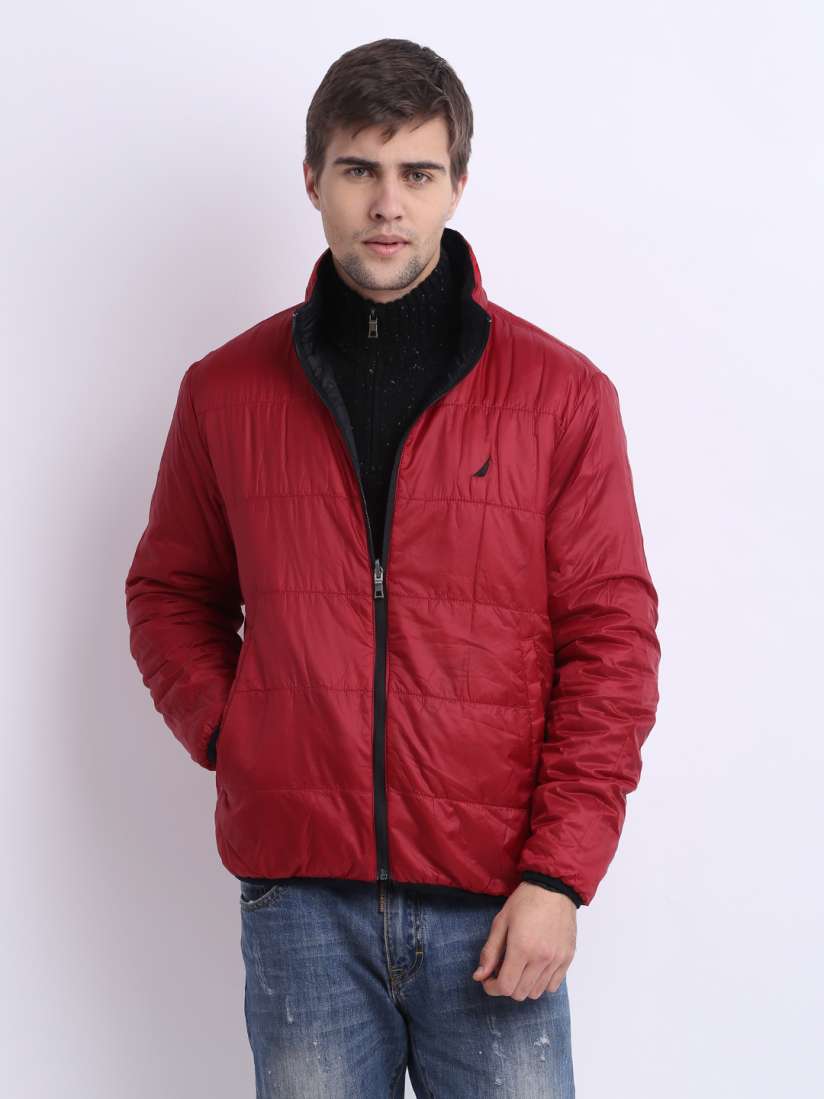 Buy Nautica Men's Poly Stretch Reversible Midweight Puffer Jacket, Black,  XX-Large at Amazon.in