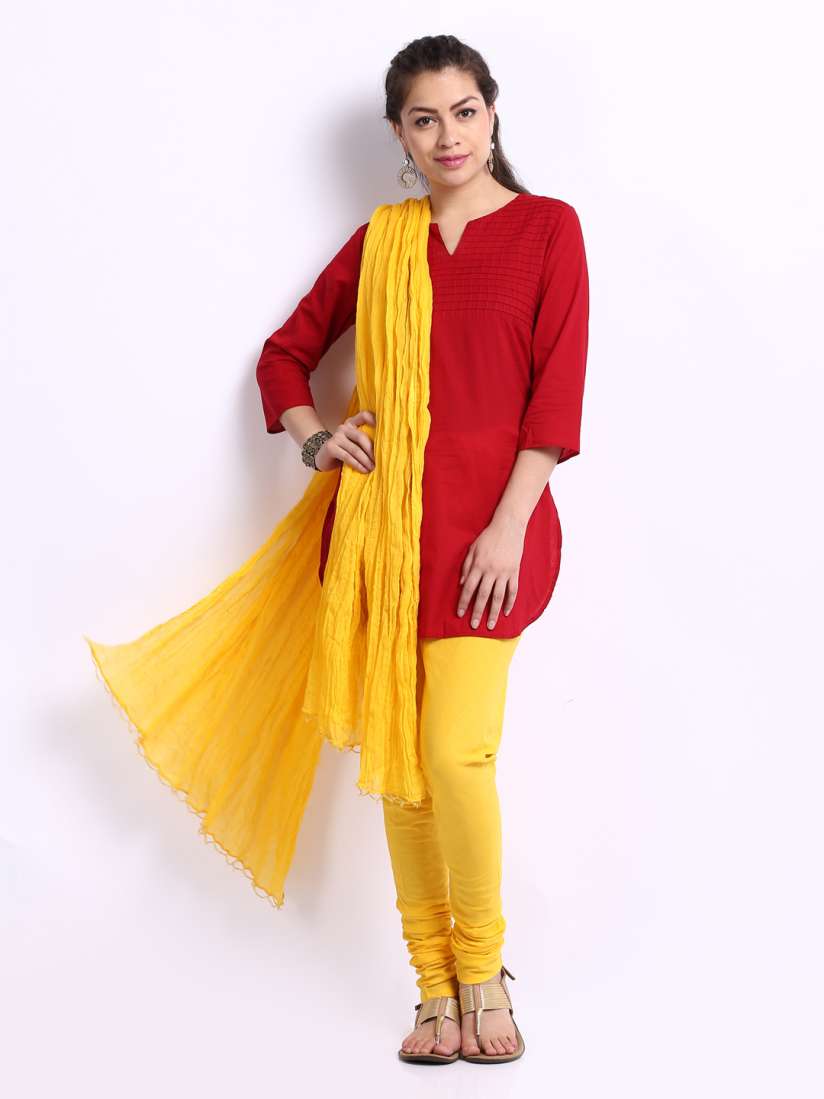 Buy Neels Women Yellow Churidar Dupatta Set Churidar and Dupatta for Women 251843 Myntra