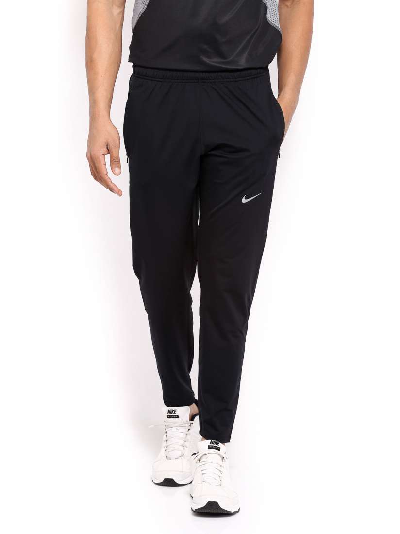 Buy Nike Men Black DRI FIT OTC65 Running Track Pants Track Pants for Men 379575 Myntra
