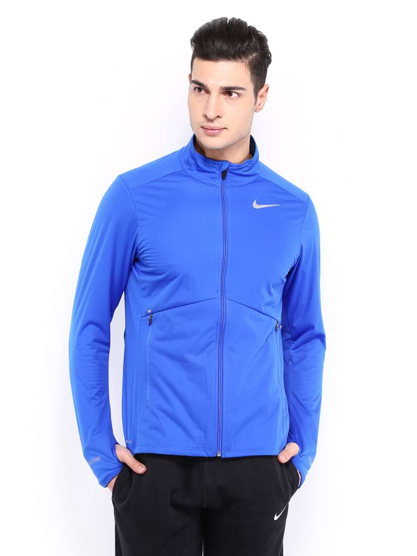 Buy Nike Men Blue ELEMENT SHIELD FZ HO1 Jacket Jackets for Men 491166 Myntra