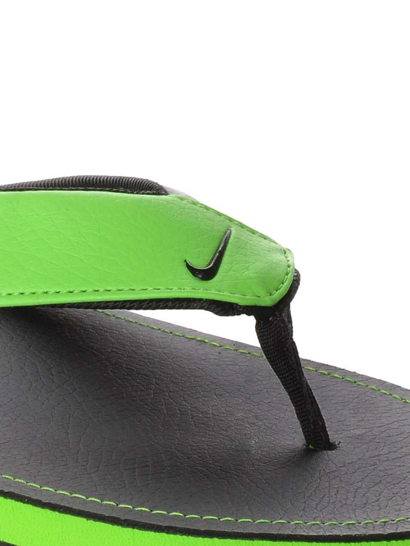Buy Nike Men Black Green Solid Thong Flip Flops Flip Flops for Men 103854 Myntra