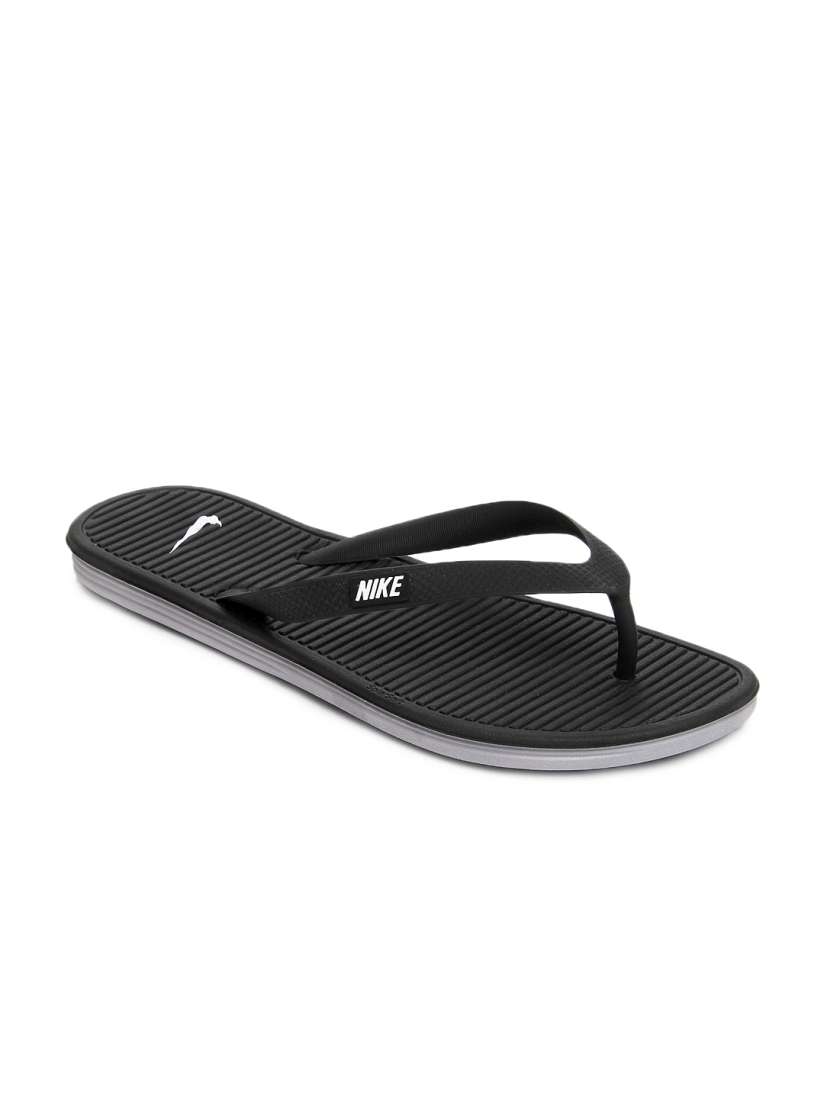 Buy Nike Men Black Solarsoft Thong 2 Flip Flops Flip Flops for Men 168758 Myntra