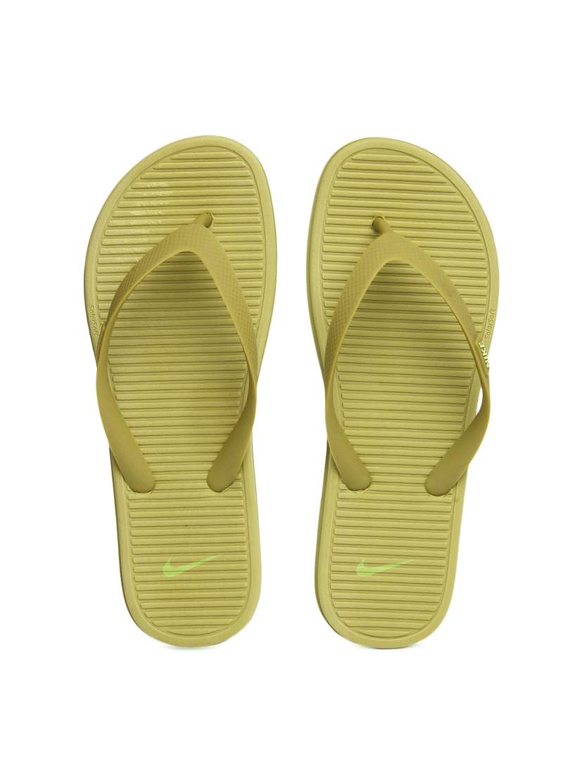 Buy Nike Men Green Solarsoft Thong II Flip Flops Flip Flops for Men 196188 Myntra