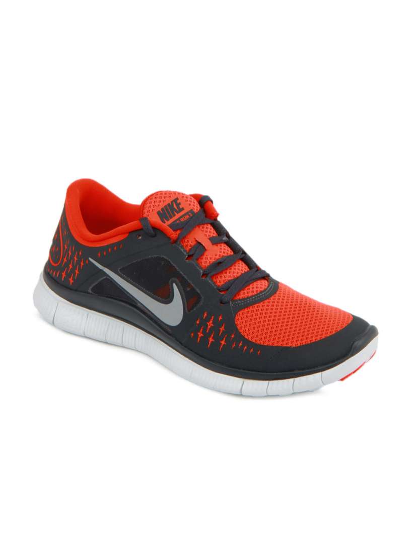 Buy Nike Men Free Run 3 Black Orange Sports Shoes Sports Shoes for Men 103846 Myntra