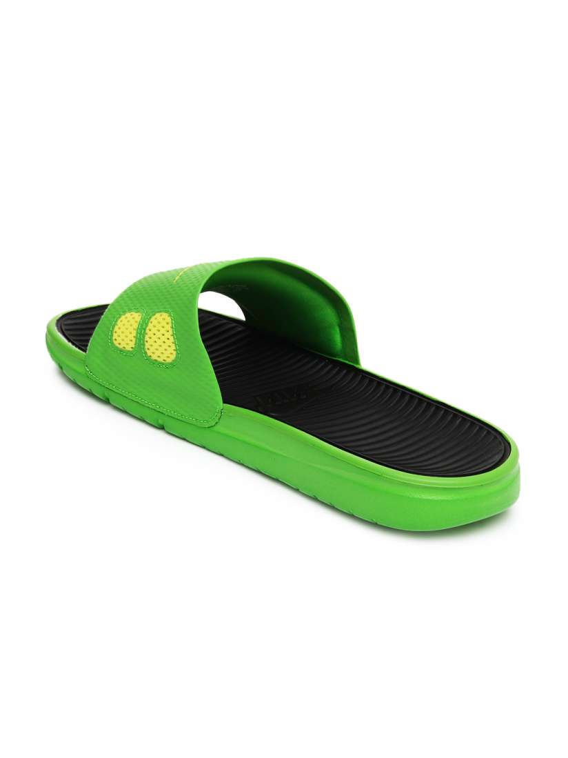 Nike green slippers top