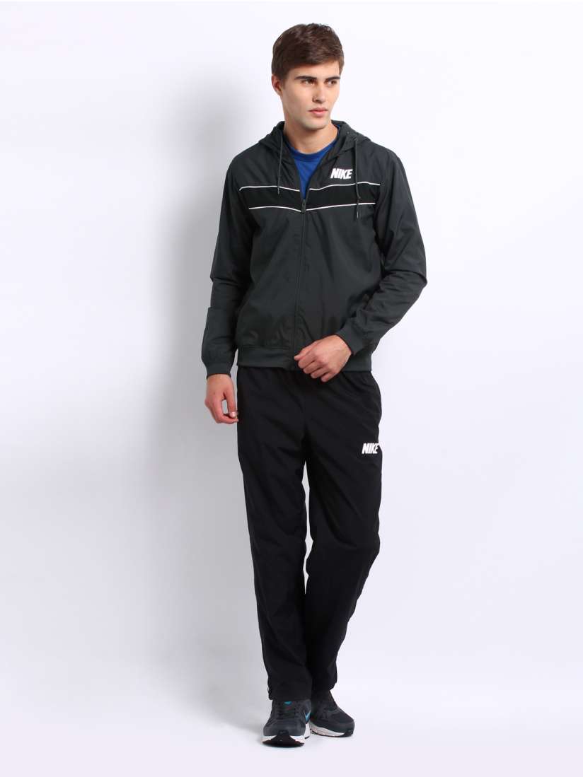 Buy Nike Men Grey Black Striker Warm Up Tracksuit Tracksuits for Men 157466 Myntra