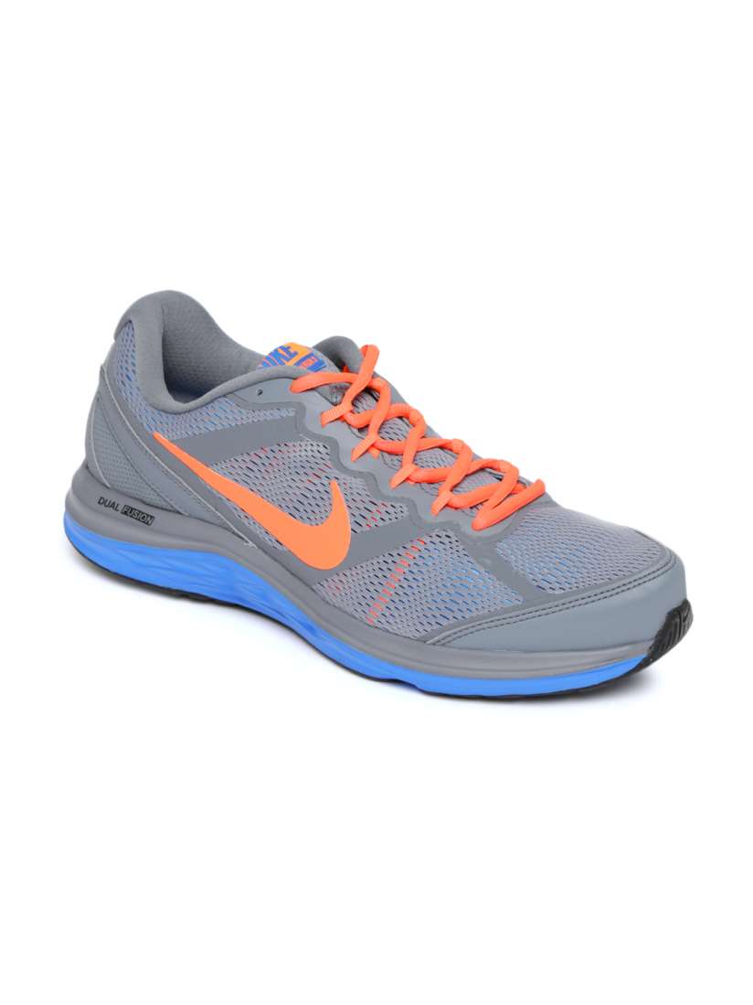 Buy Nike Men Grey DUAL FUSION RUN 3 MSL Running Shoes Sports Shoes for Men 468730 Myntra