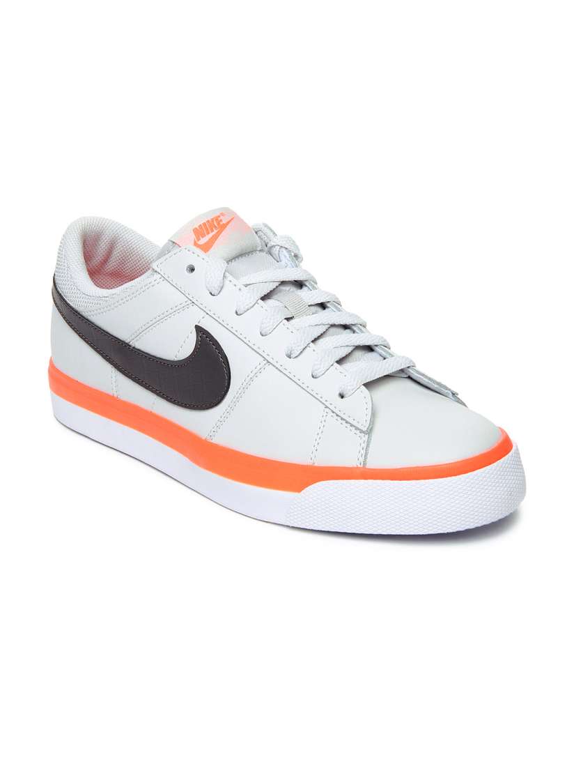Buy Nike Men Grey Match Supreme Leather Casual Shoes Casual Shoes for Men 493756 Myntra