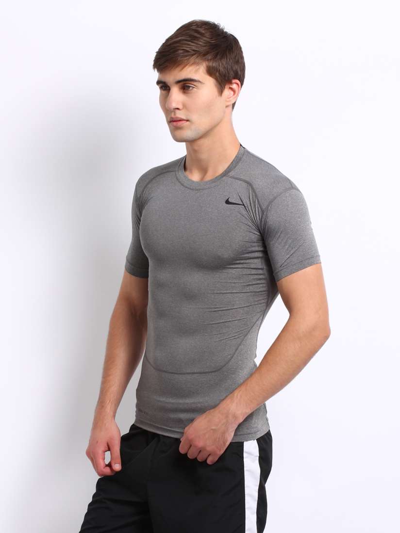 Nike grey compression shirt online