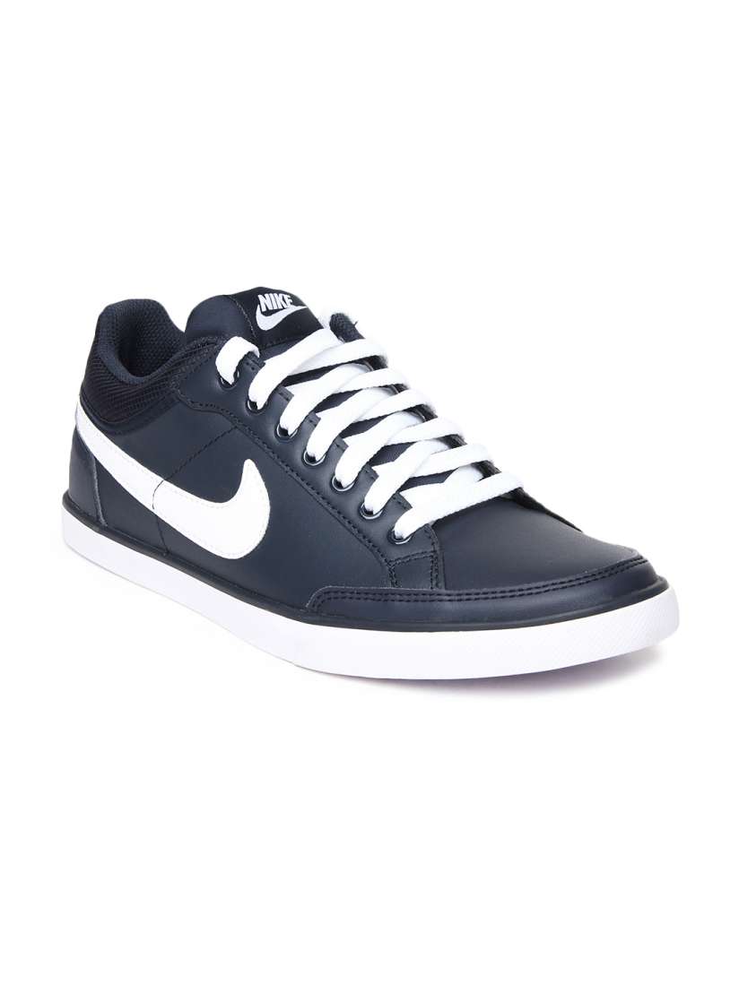 Buy Nike Men Navy Capri III Low Leather Casual Shoes Casual Shoes for Men 493752 Myntra