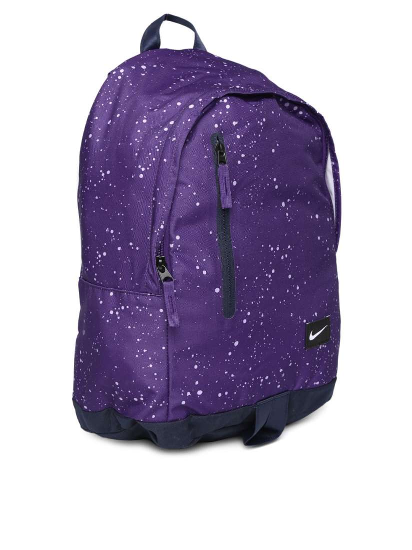 Buy Nike Men Purple Printed All Access Halfday Backpack Backpacks for Men 468674 Myntra