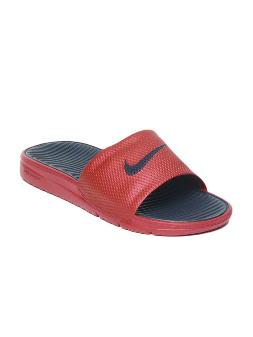 Nike red flip flops new arrivals