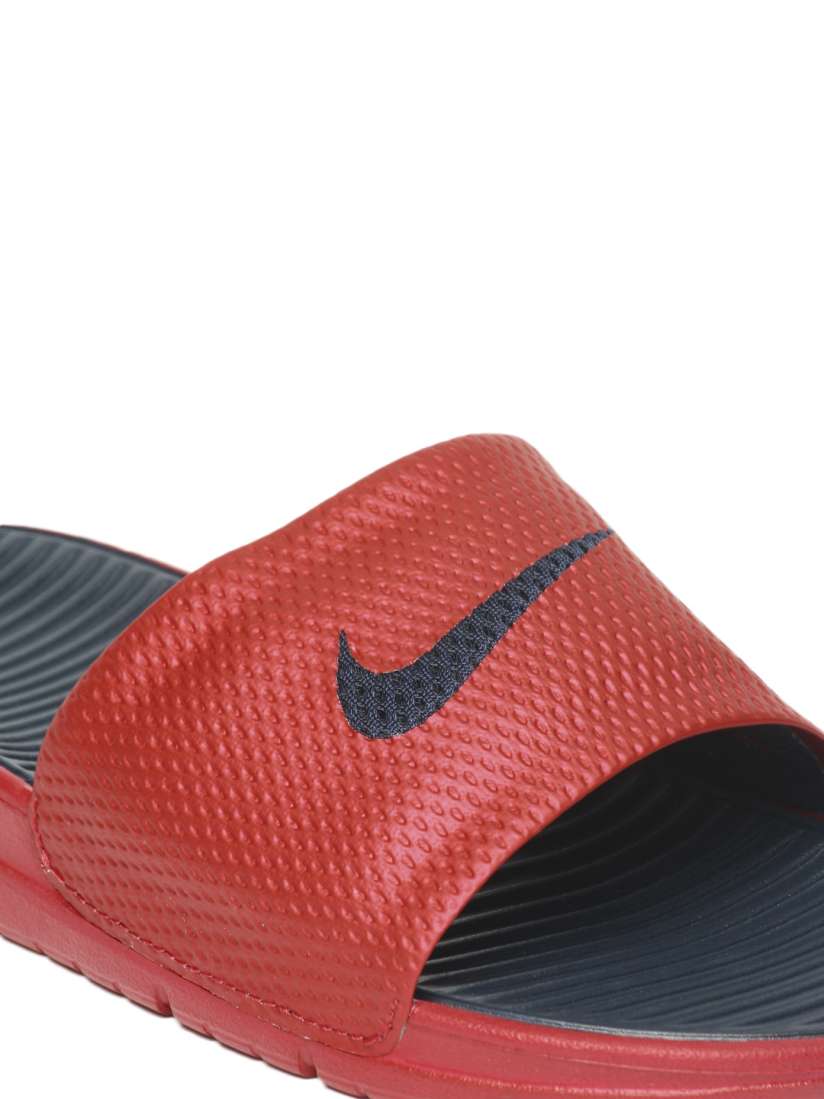 Nike slippers for men red store