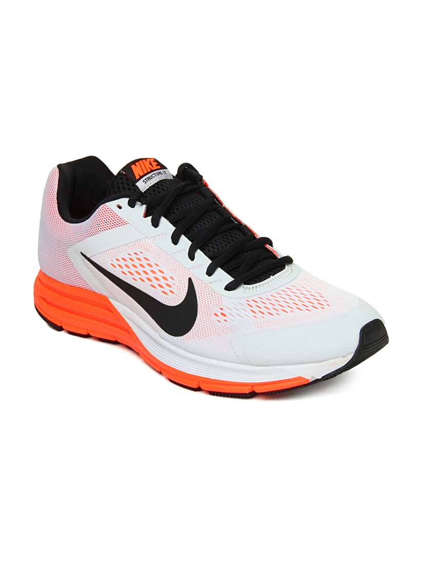 Buy Nike Men Light Grey Zoom Structure 17 Running Shoes Sports Shoes for Men 547156 Myntra