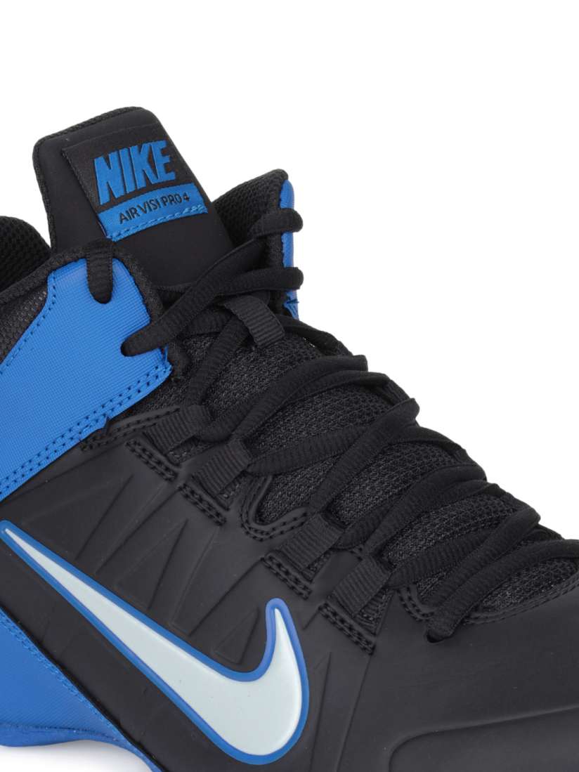 Buy Nike Men Black Blue Air Visi Pro IV Sports Shoes Sports Shoes for Men 155282 Myntra
