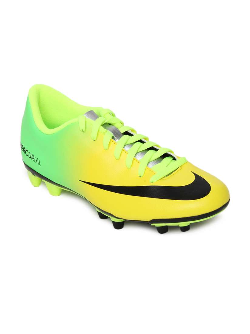 Buy Nike Yellow Mercurial Vortex Fg Football Shoes Sports Shoes for Men 266272 Myntra