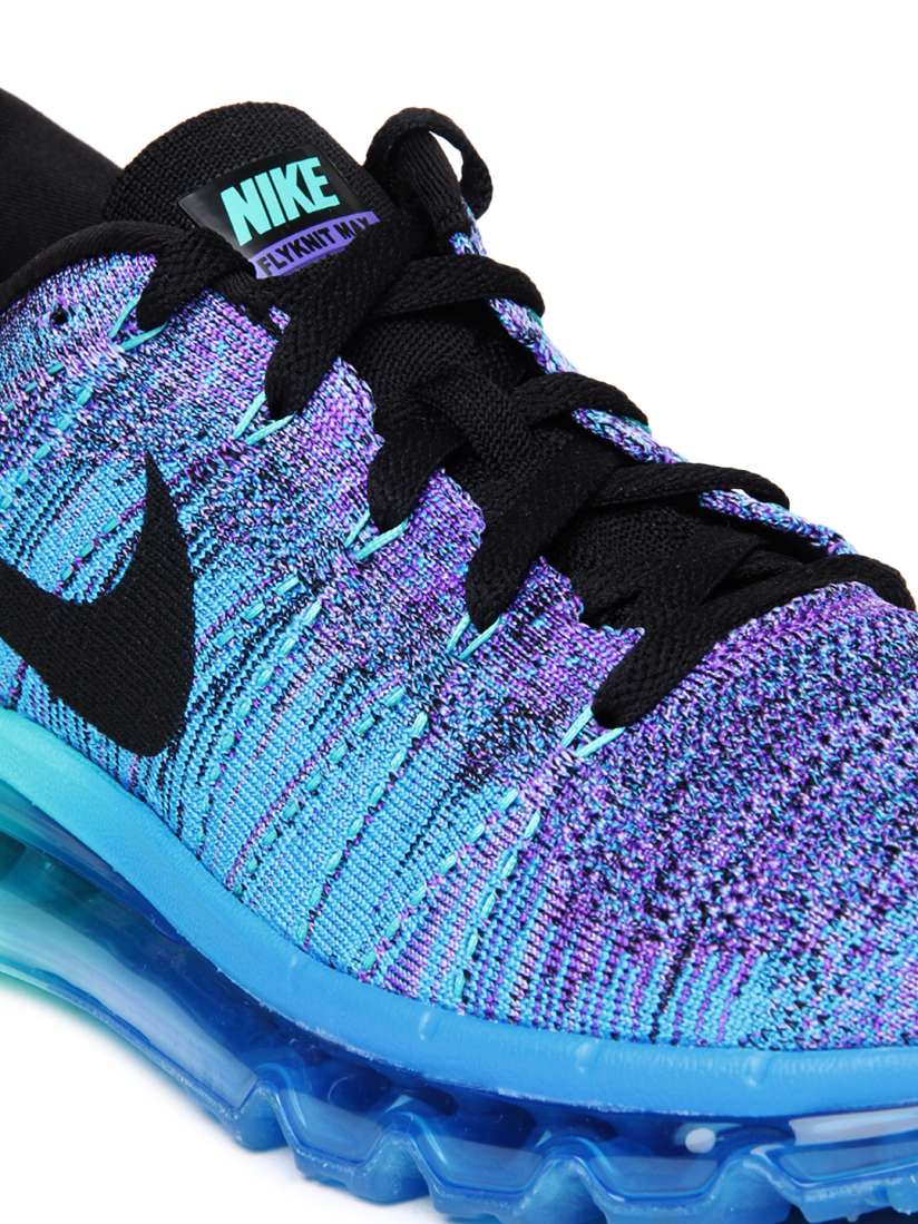 Nike flyknit blue and purple hot sale