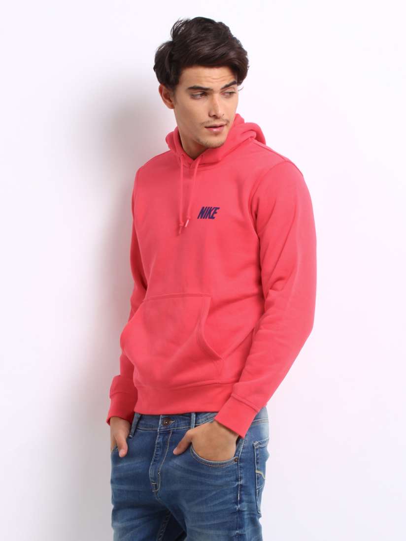 Mens pink nike sweatshirt deals
