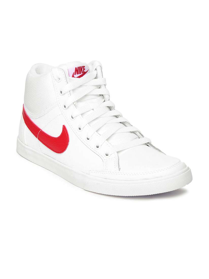 Buy Nike Men White Capri III Mid Leather Casual Shoes Casual Shoes for Men 493753 Myntra