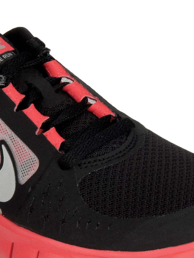 Buy Nike Kids Black Red Free Run 3 Gs Sports Shoes Sports Shoes for Unisex Kids 121355 Myntra