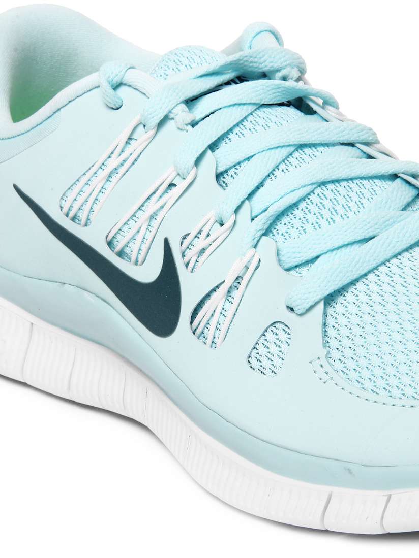 nike free rn flyknit light blue