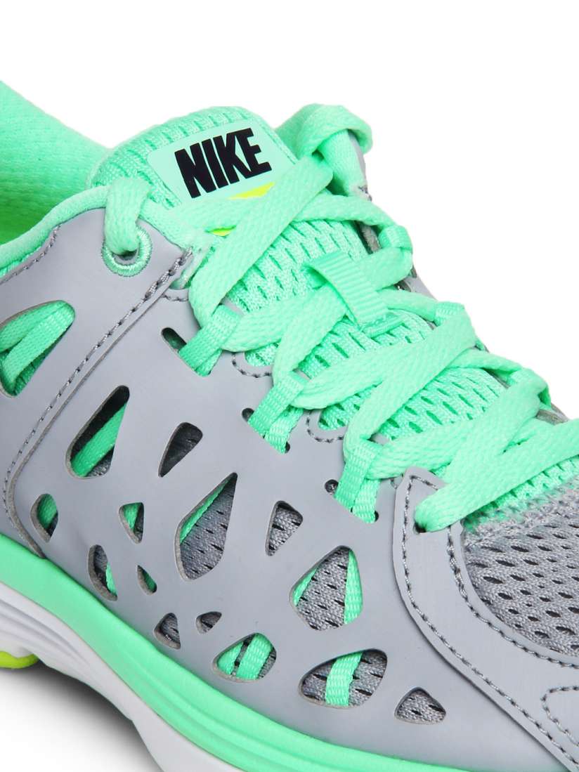 Nike women's shoes grey and mint green discount