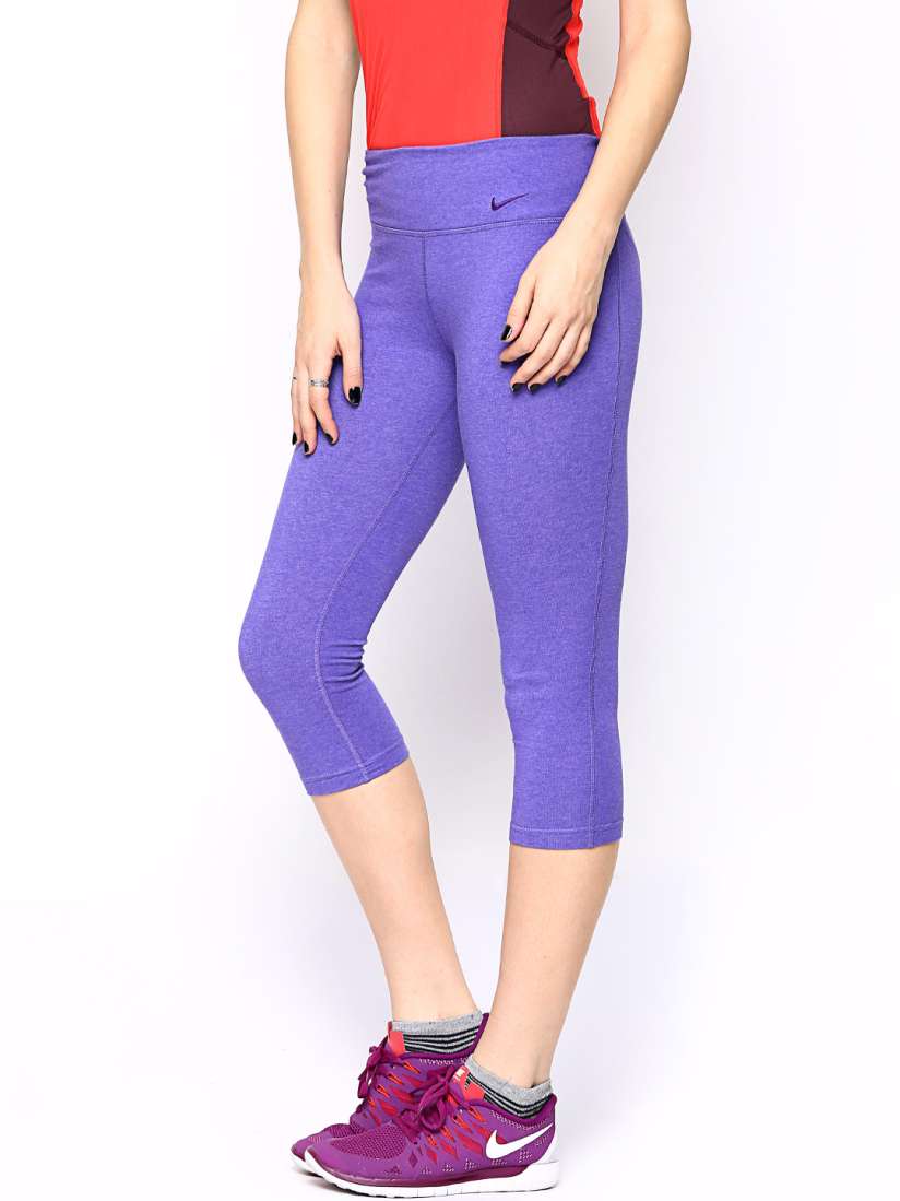 Buy Nike Women Purple AS Legend 2.0 DFC Tight Fit Training Capris Capris for Women 469618 Myntra
