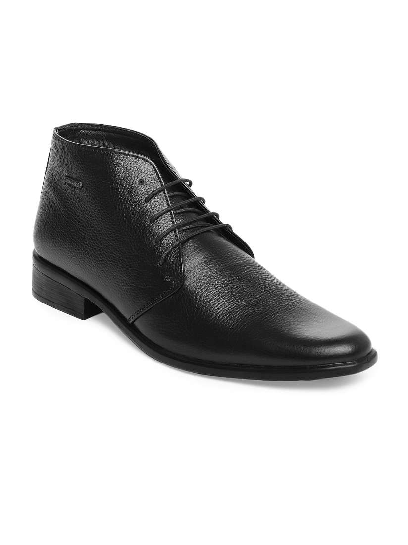 Buy Numero Uno Men Black Leather Semi Formal Shoes Formal Shoes for Men 188980 Myntra