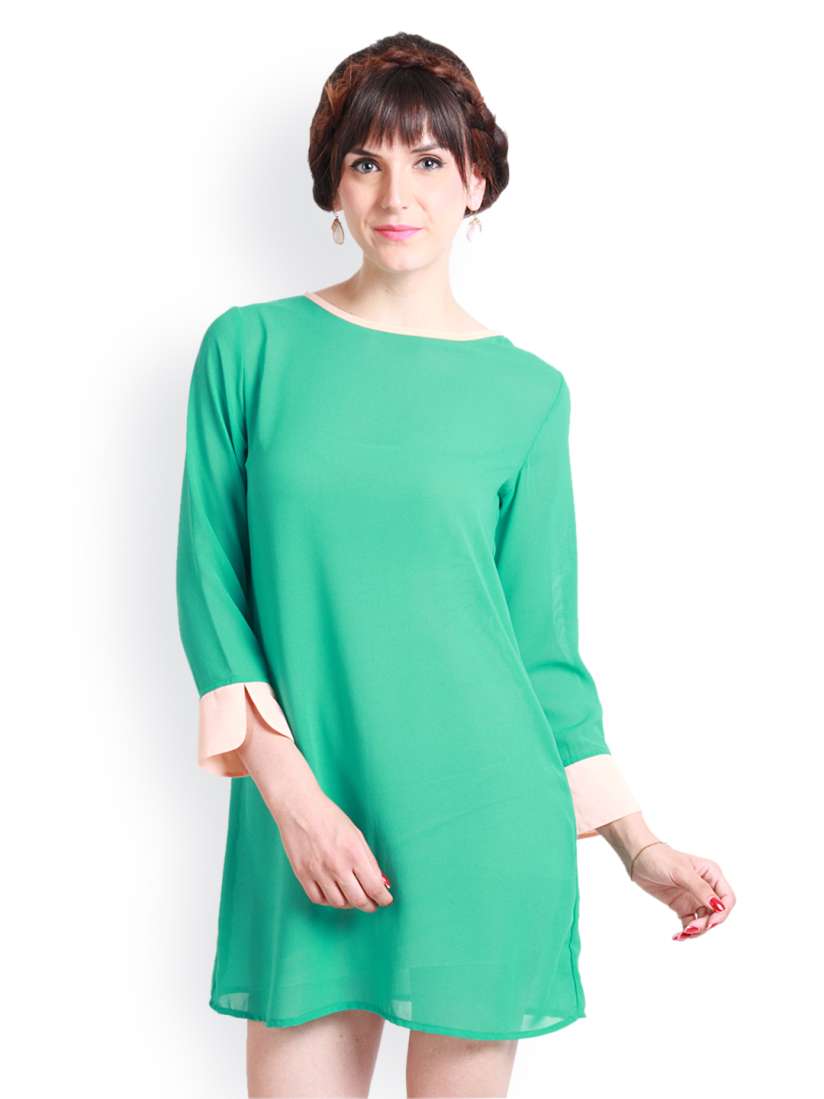 Buy Nun Mint Green Shift Dress Dresses for Women 422099 Myntra