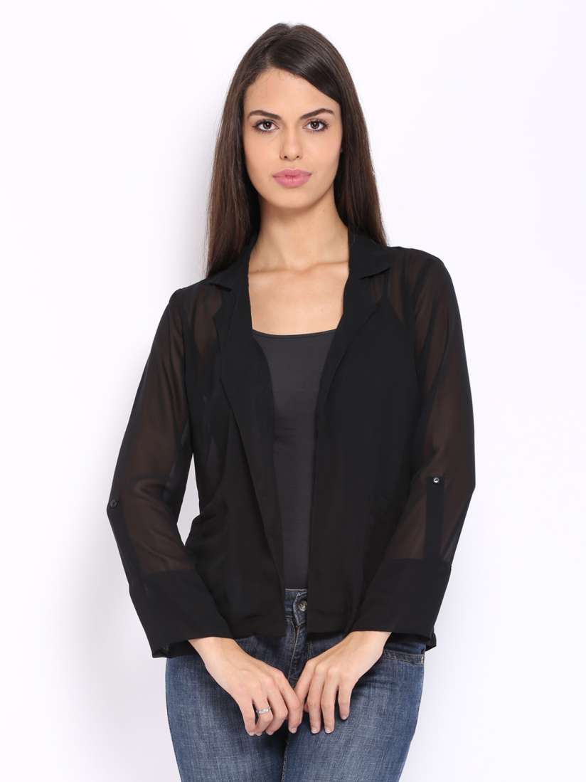 Buy ONLY Women Black Shirt Jacket Jackets for Women 333138 Myntra