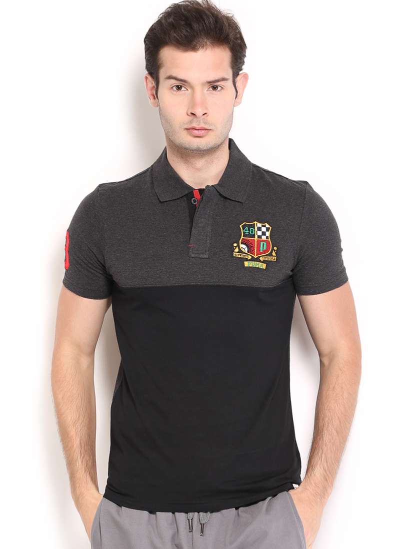 Puma polo t shirts myntra clearance