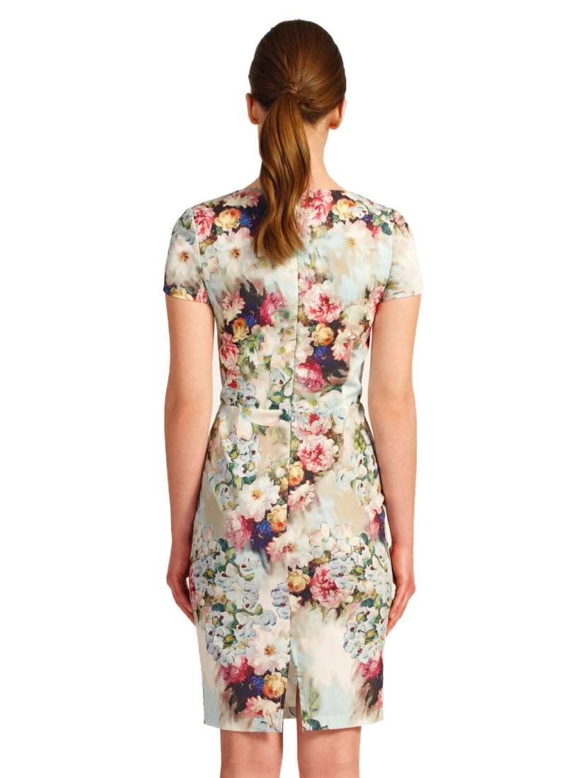 Buy Paper Dolls Multicoloured Floral Print Tailored Dress Dresses for Women 400402 Myntra