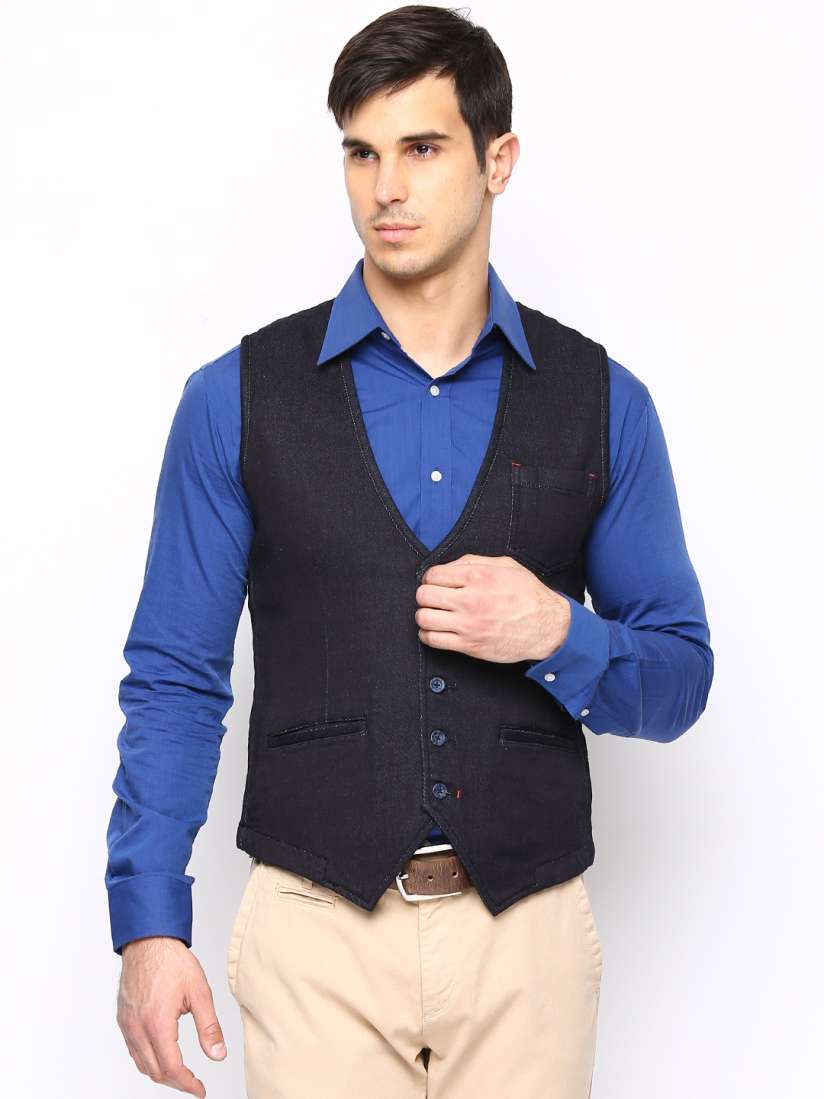 Waistcoat myntra top