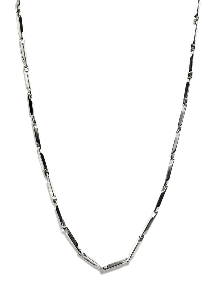Buy Peora Men Silver Toned Chain Necklace and Chains for Men 266480 Myntra