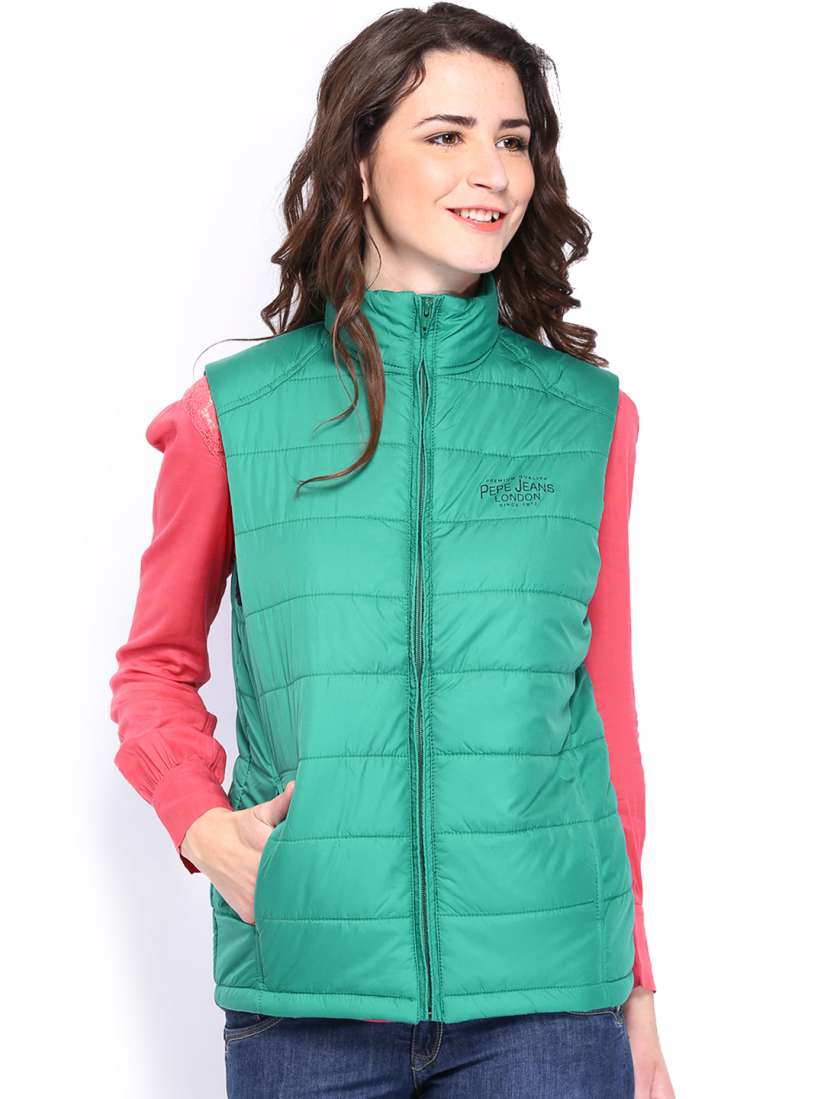 Pepe jeans sleeveless jacket clearance