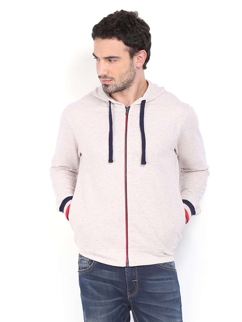 Peter england sweatshirt white deals