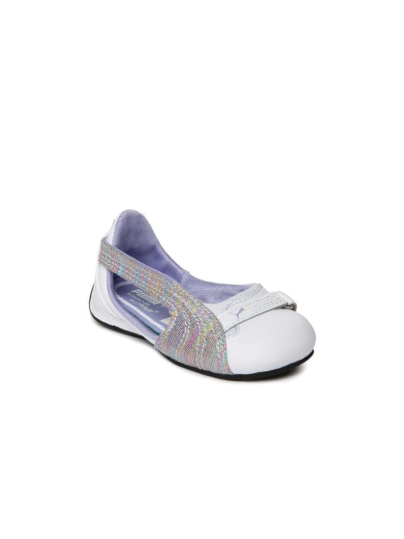 Buy Puma Girls White Solid Synthetic Ballerinas Flats for Girls 358736 Myntra